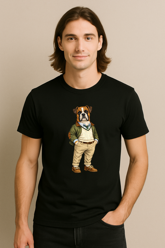 Preppy Boxer Men’s Tee Shirt