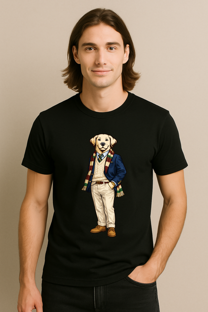Preppy Labrador Retriever Men’s Tee Shirt